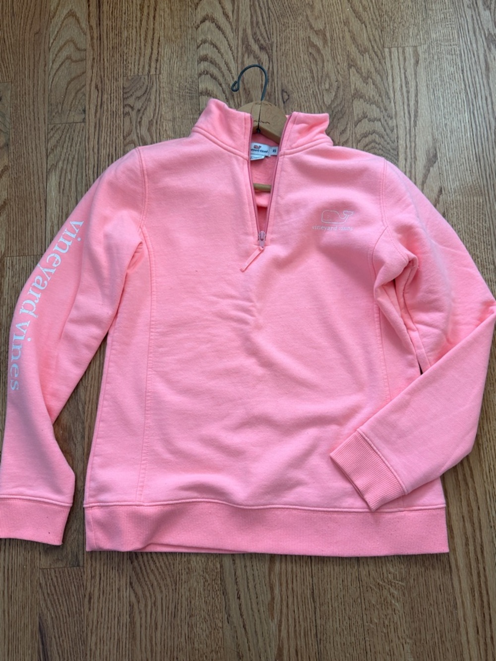 Vineyard Vines Pink Quarter-Zip Pullover